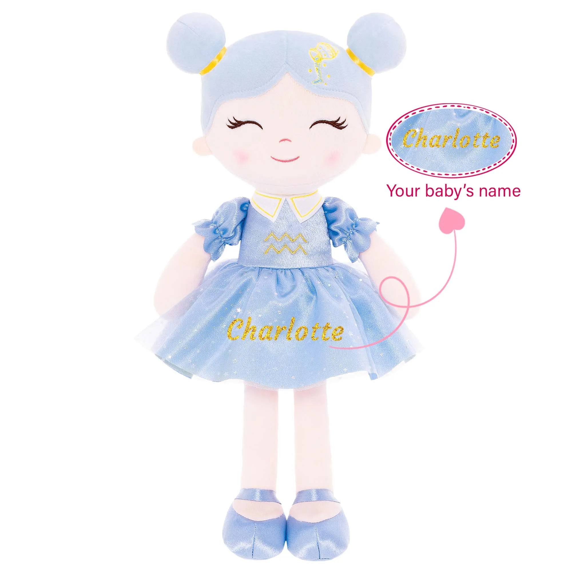 (US Only) Arteeksdoll 17-inch Constellation Zodiac Dolls Series - Aquarius
