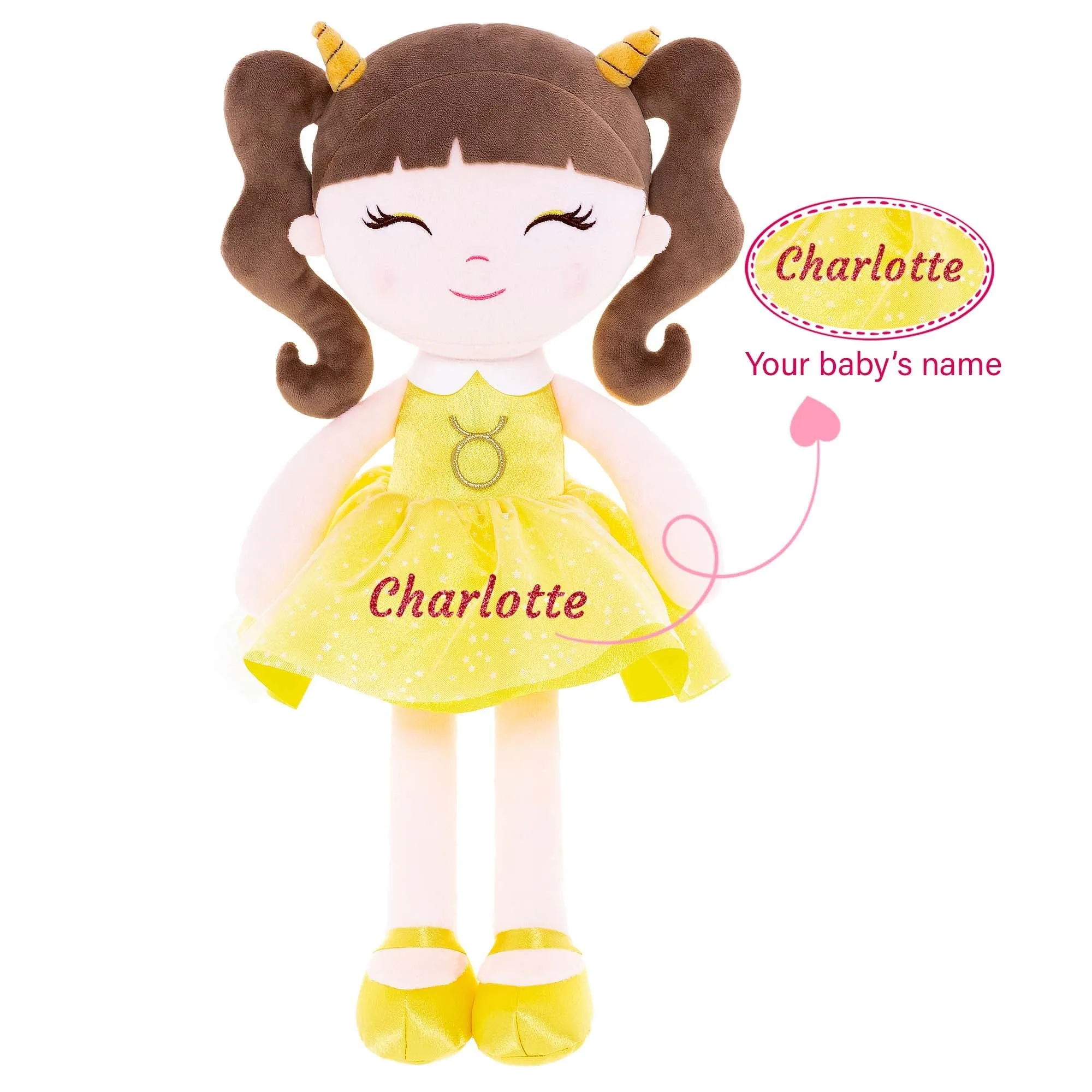 (US Only) Arteeksdoll 17-inch Constellation Zodiac Dolls Series - Taurus