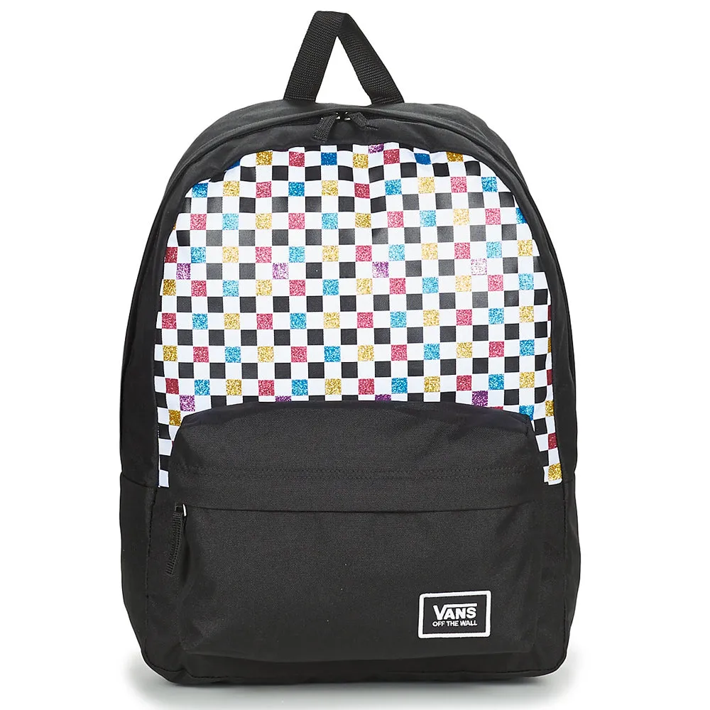 Vans Womens Glitter Check Realm Backpack