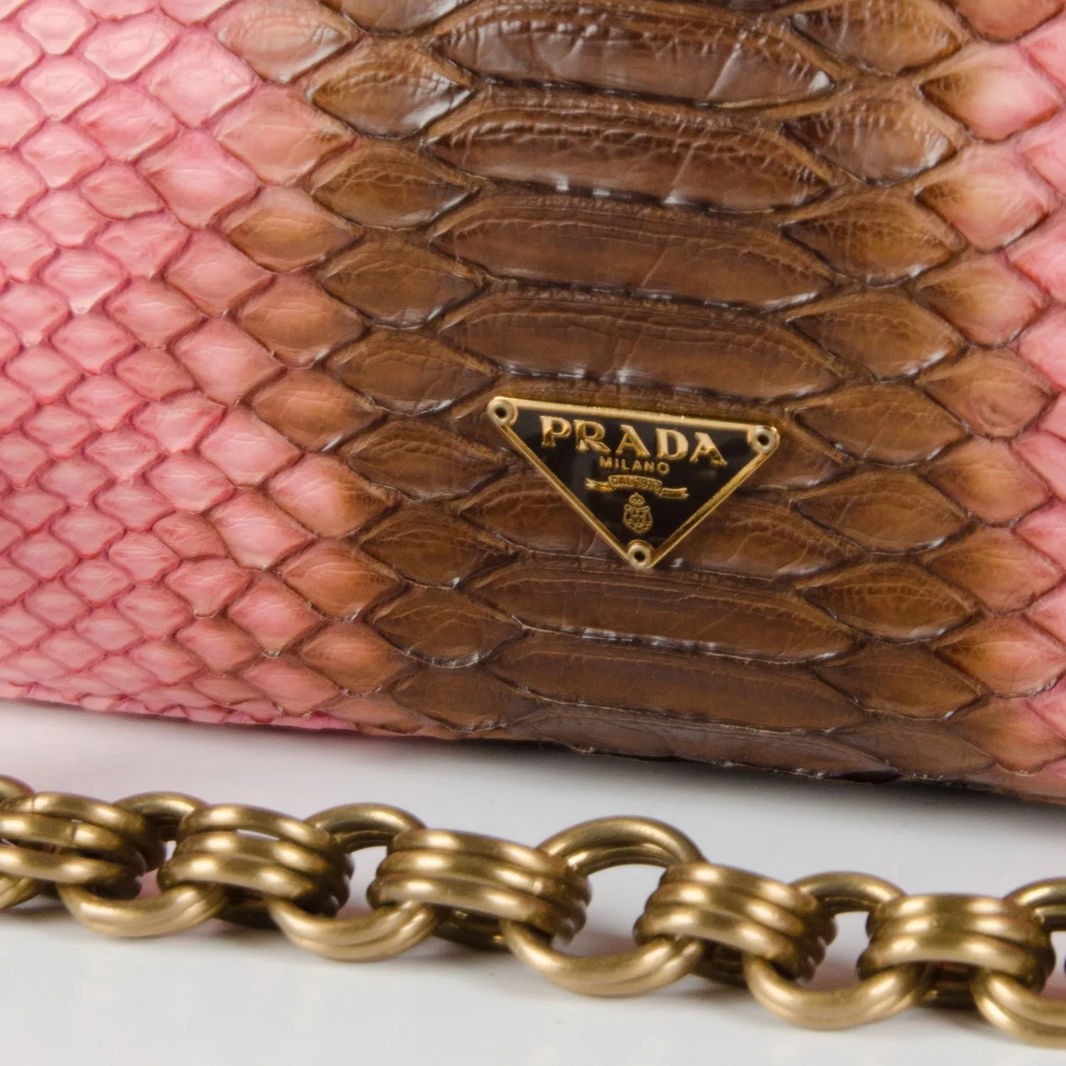 Vintage 2004 Pink Snakeskin Bag