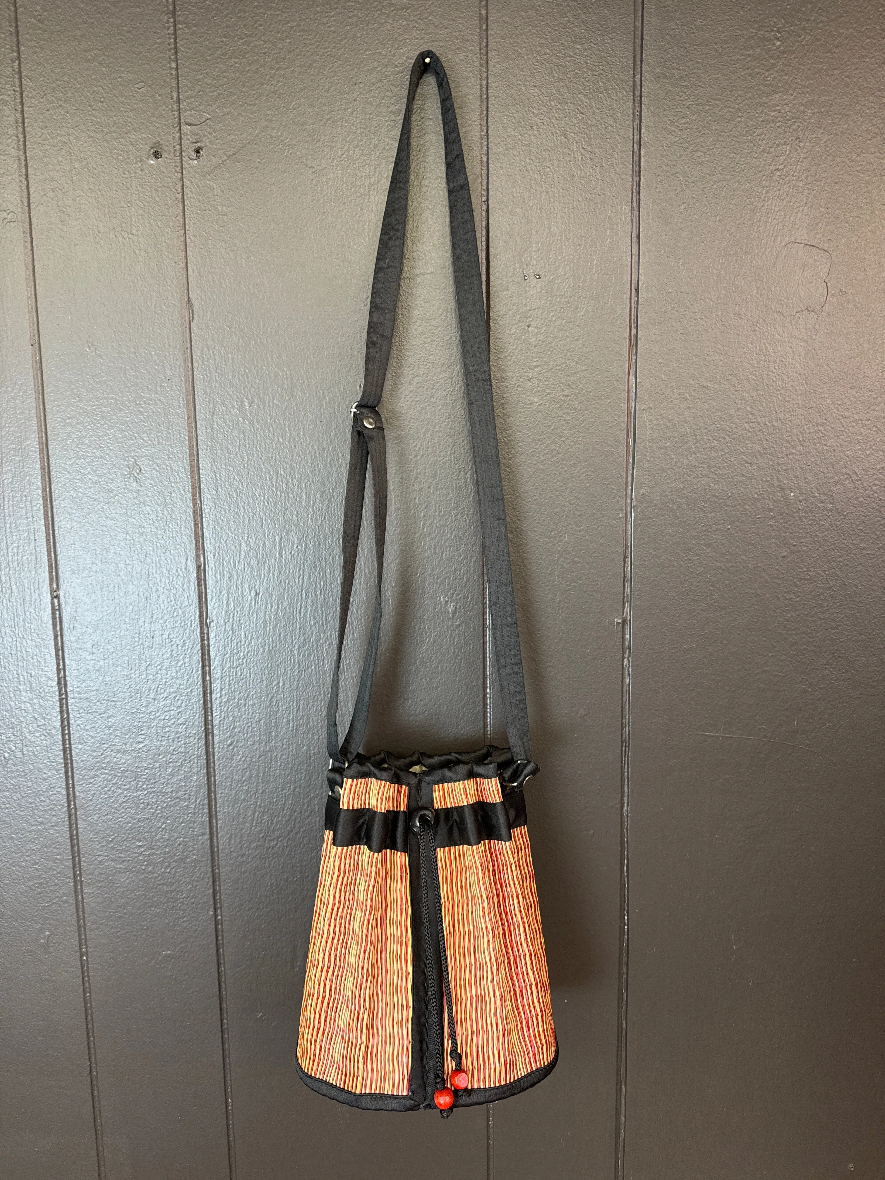 Vintage Drawstring Bucket Bag