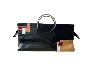 Vintage leather handbag y2k