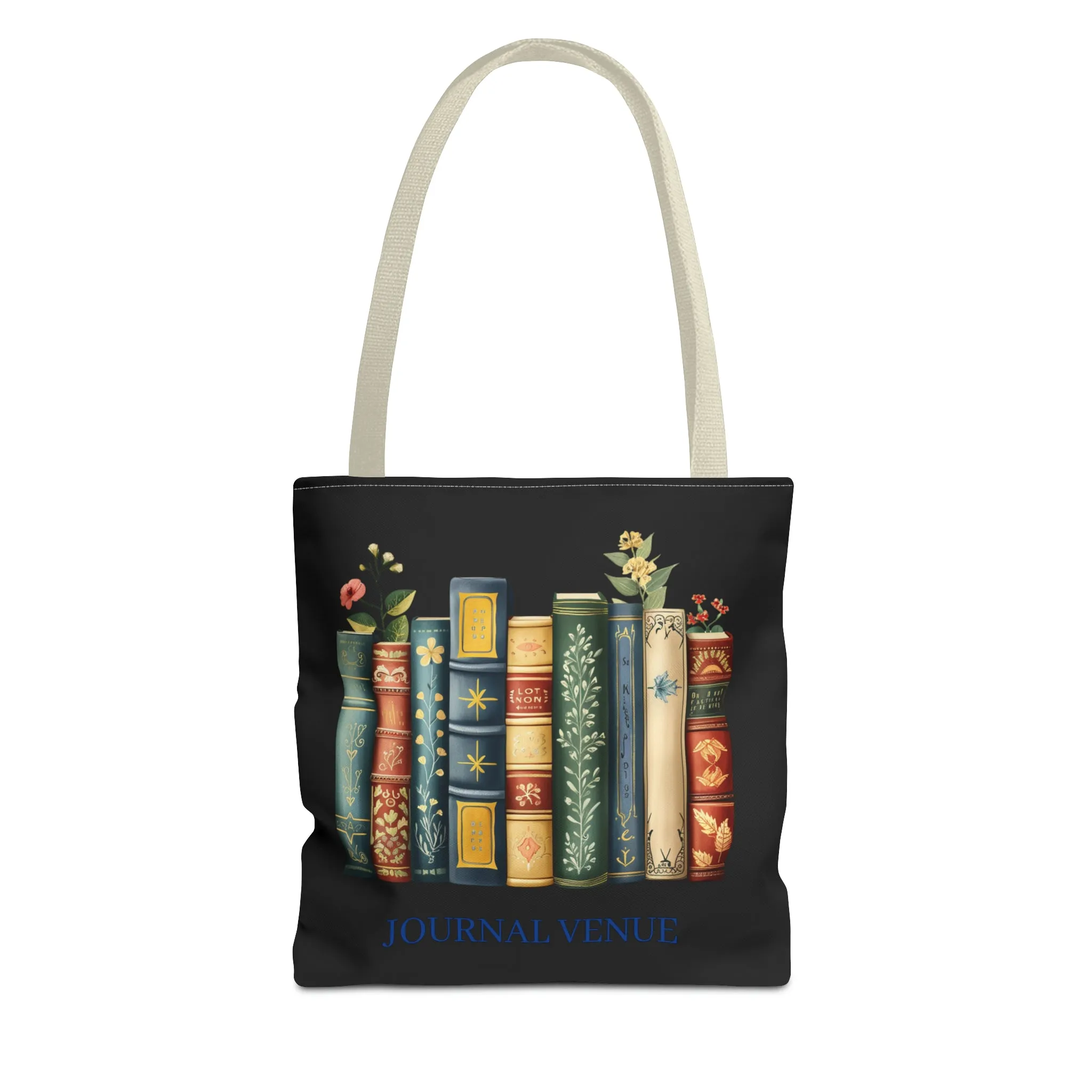 Vintage-Style Bookiworm Tote Bag