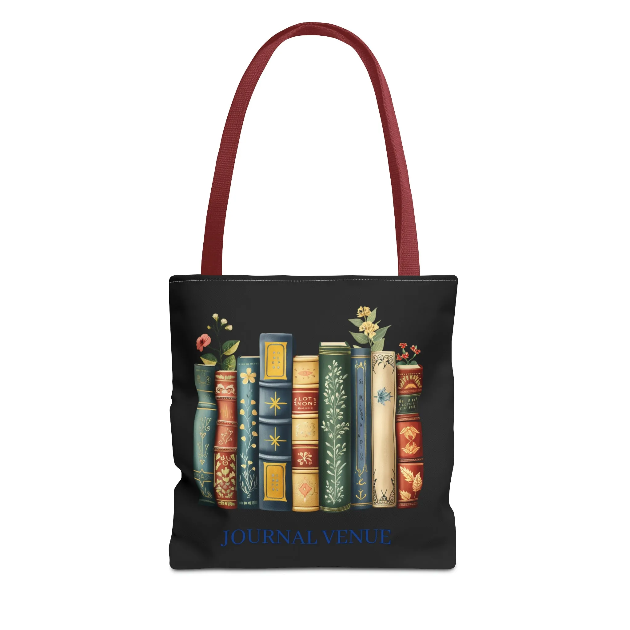 Vintage-Style Bookiworm Tote Bag