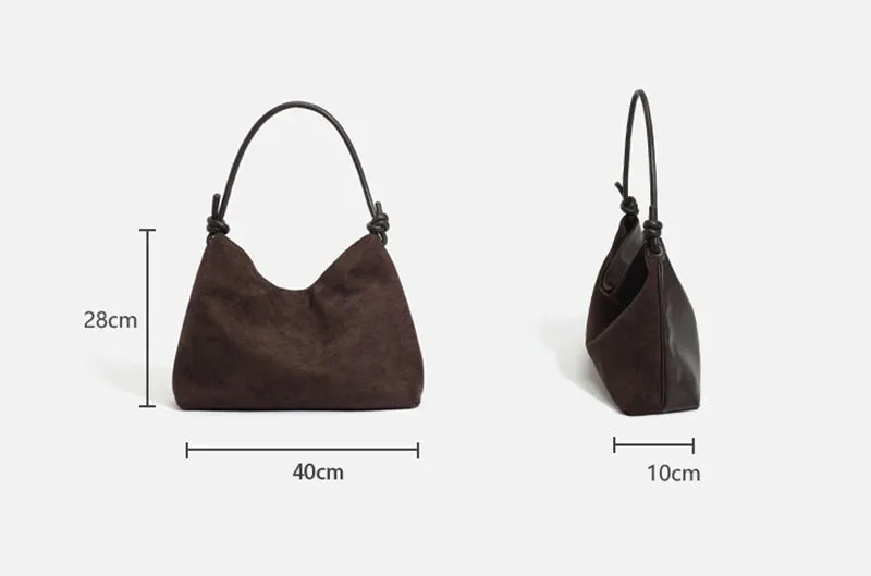 Vintage Velvet Shoulder Bag