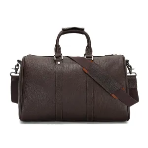 Vintage Waterproof Genuine Leather Travel Duffel Bag