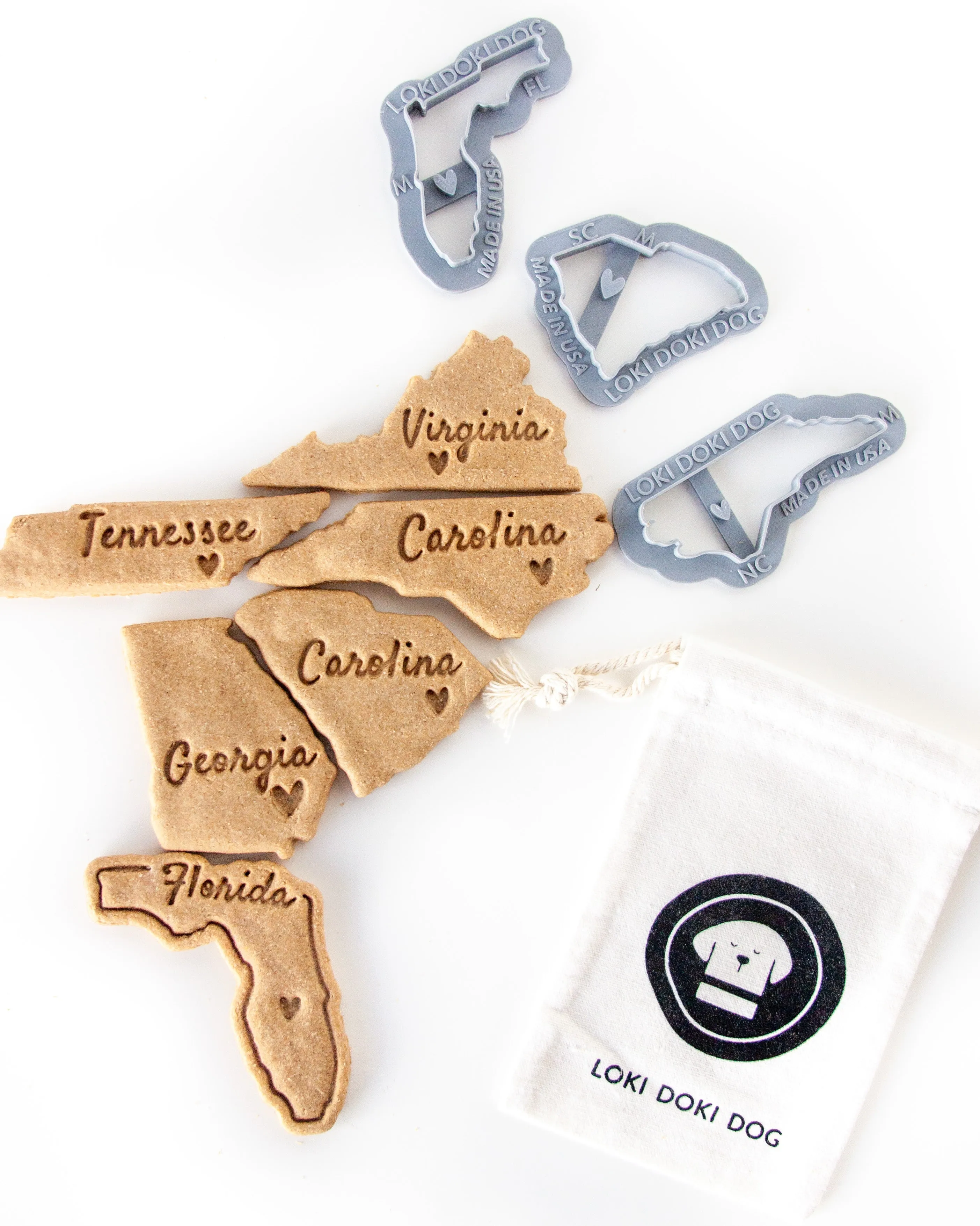 Virginia State Shaped Cookie Cutter (Multiple Styles Available)