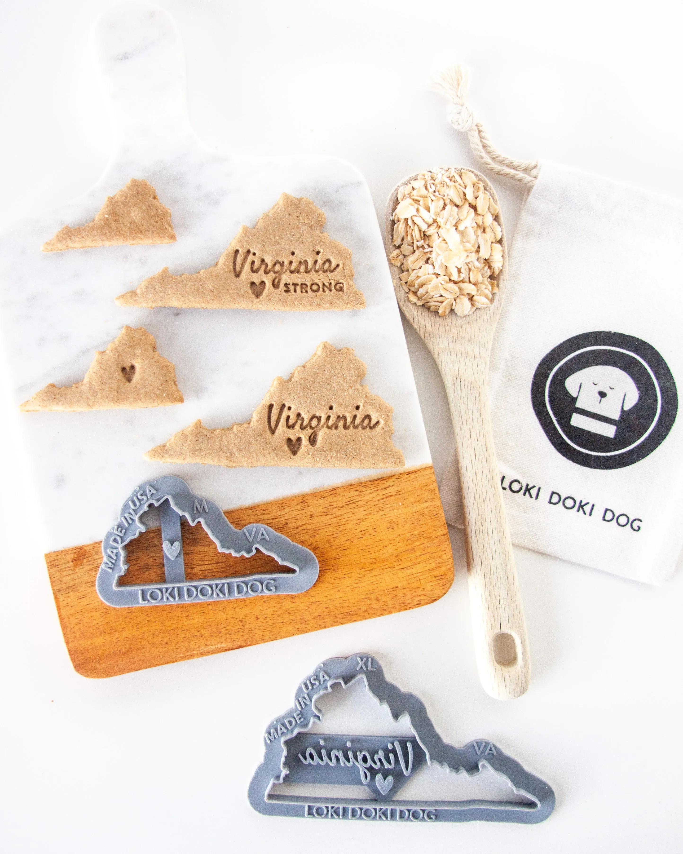 Virginia State Shaped Cookie Cutter (Multiple Styles Available)