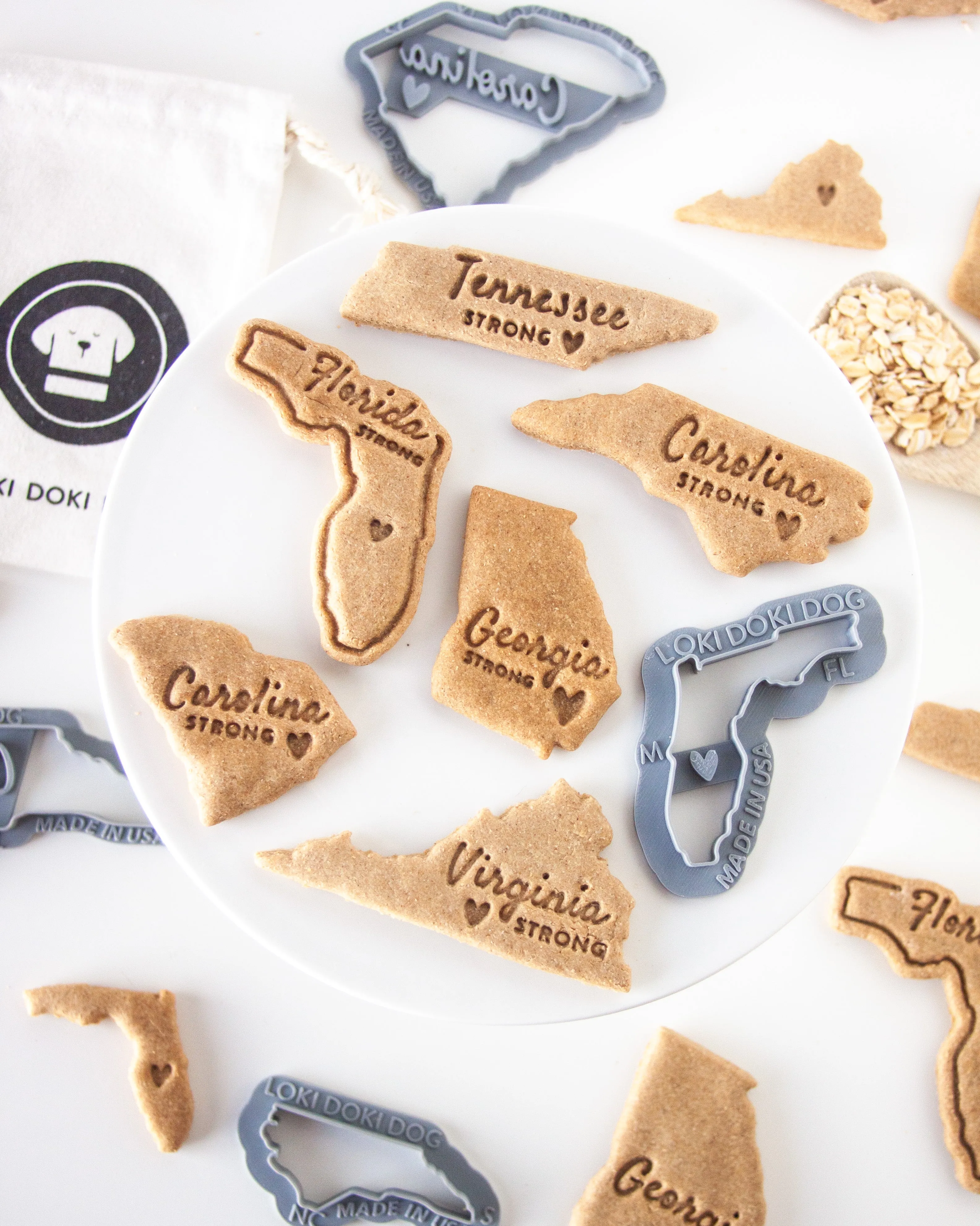 Virginia State Shaped Cookie Cutter (Multiple Styles Available)