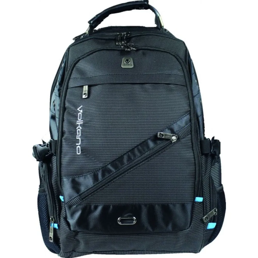 Volkano G-Unit Backpack Blk/Grey/Turq  VK-7027-BKGR