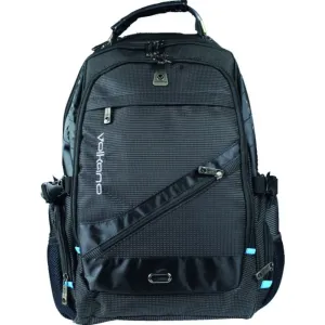 Volkano G-Unit Backpack Blk/Grey/Turq  VK-7027-BKGR