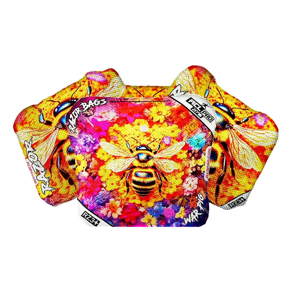 War Pig | Bee Serious | ACL PRO Razor Cornhole Bags