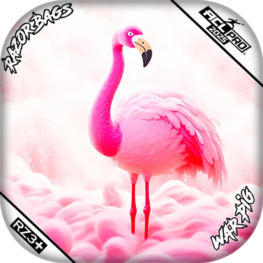 War Pig | Flamingo | ACL PRO Razor Cornhole Bags