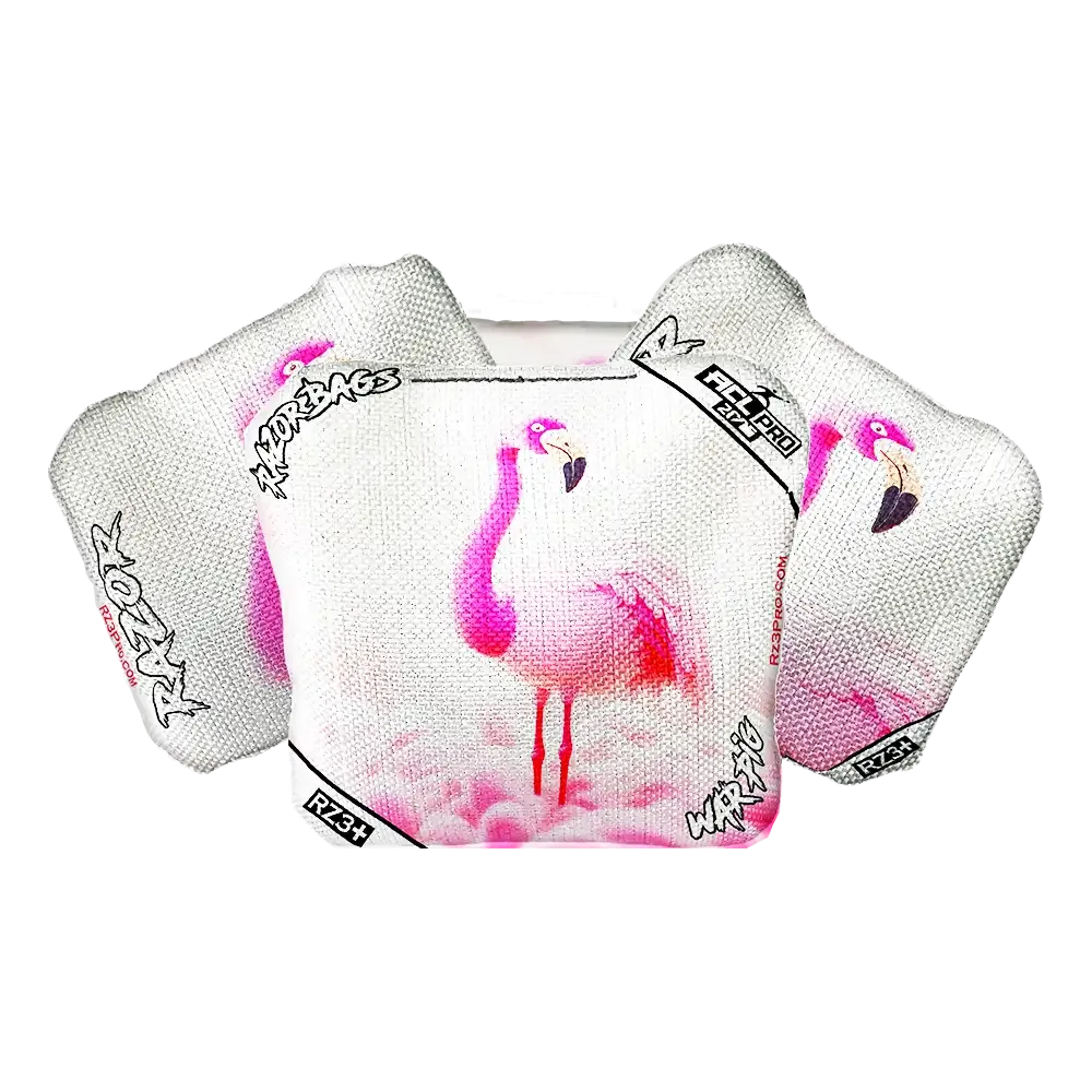 War Pig | Flamingo | ACL PRO Razor Cornhole Bags