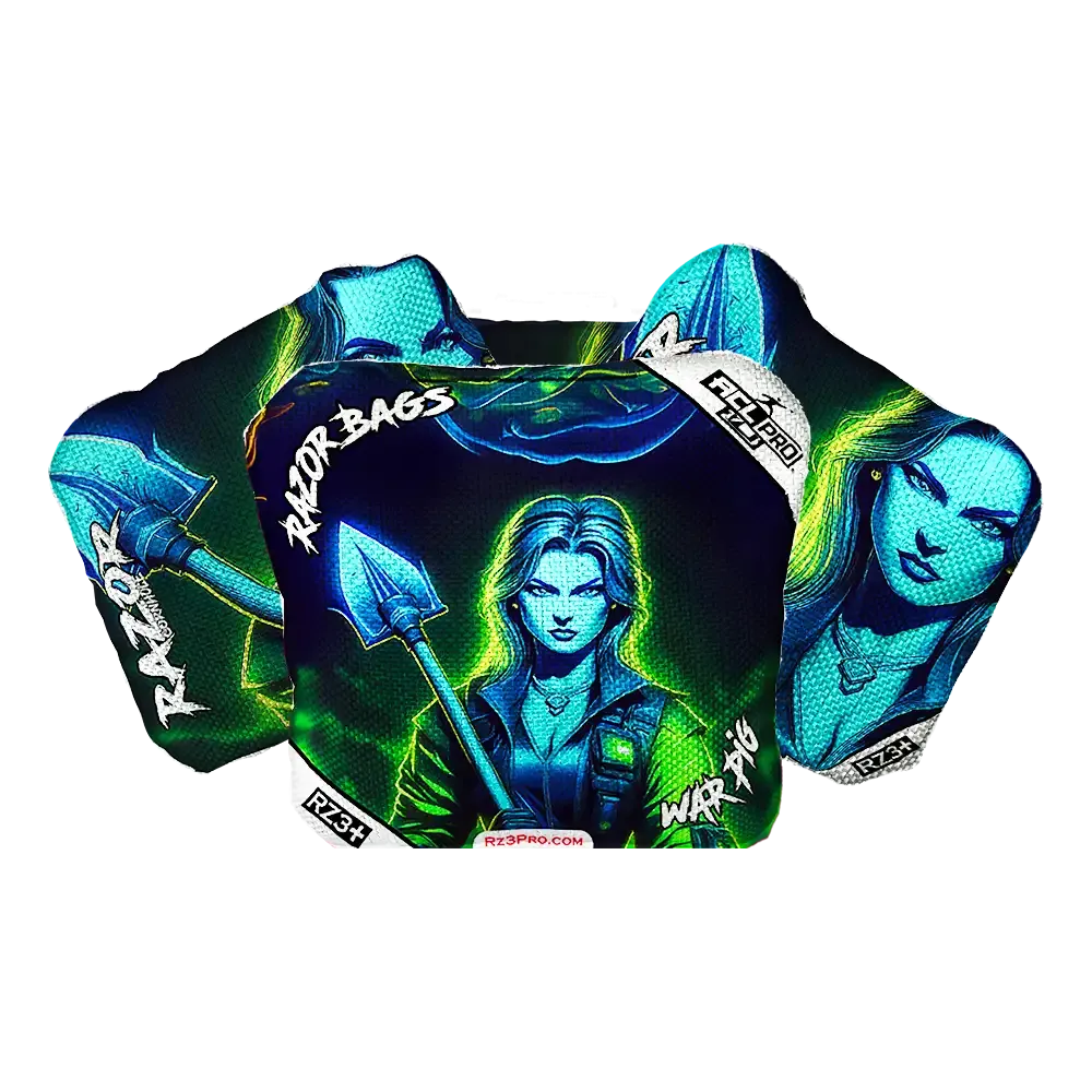War Pig | Grave Digger | ACL PRO Razor Cornhole Bags