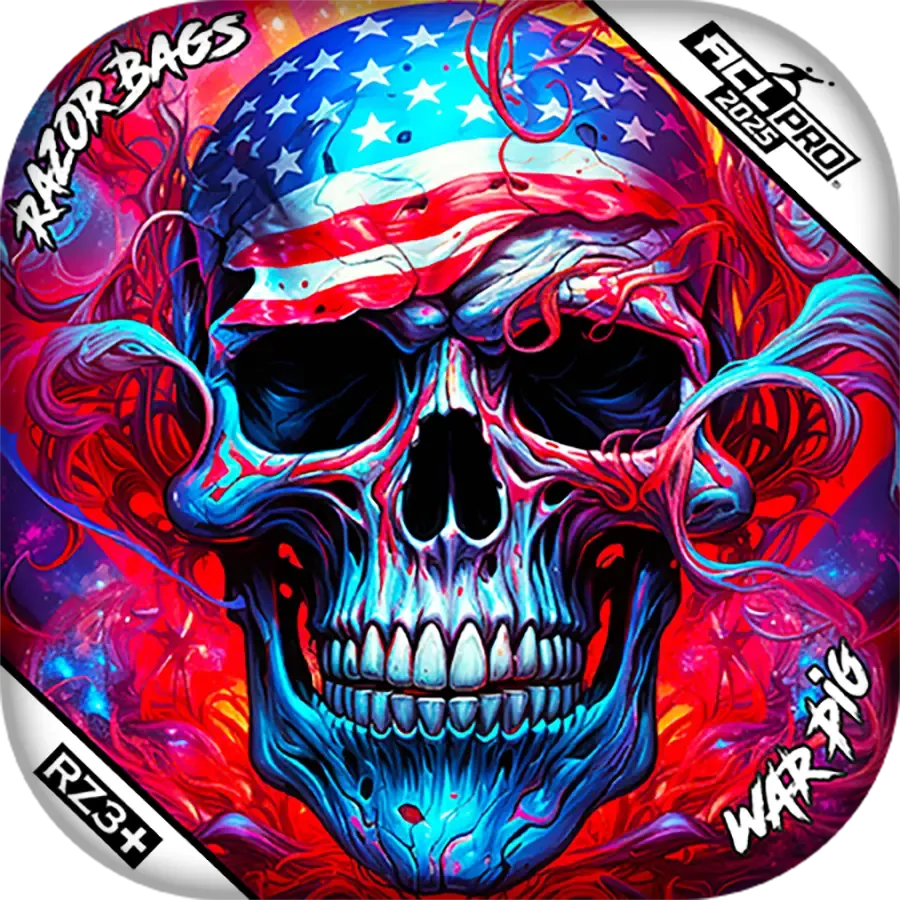 War Pig | Skull Merica | ACL PRO Razor Cornhole Bags