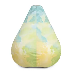 Watercolor Splash- Sustainably Made Bean Bag Chair Cover