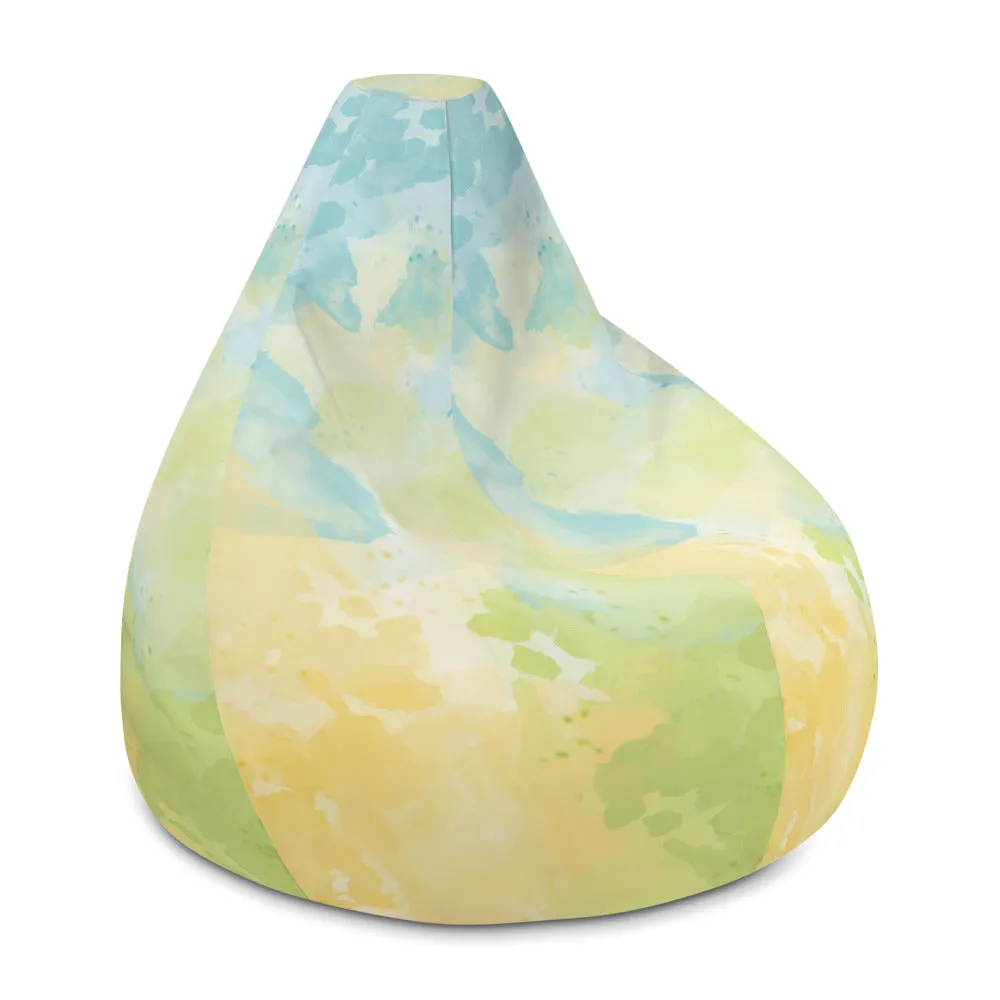 Watercolor Splash- Sustainably Made Bean Bag Chair Cover