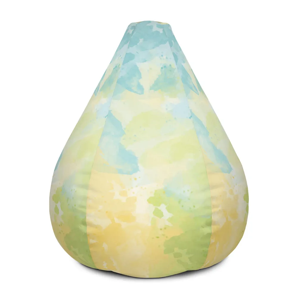 Watercolor Splash- Sustainably Made Bean Bag Chair Cover