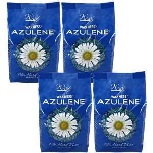 Waxness Azulene Film Hard Wax Beads - Made in Italy / 2.2 lbs. - 35.27 oz. - 1 kg. Each X 4 Bags = 8.8 Lbs