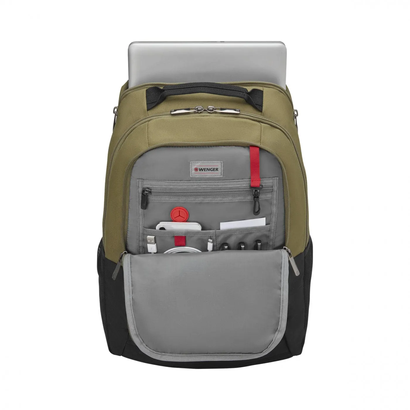 Wenger Crinio 16'' Laptop Backpack with Tablet Pocket Olive
