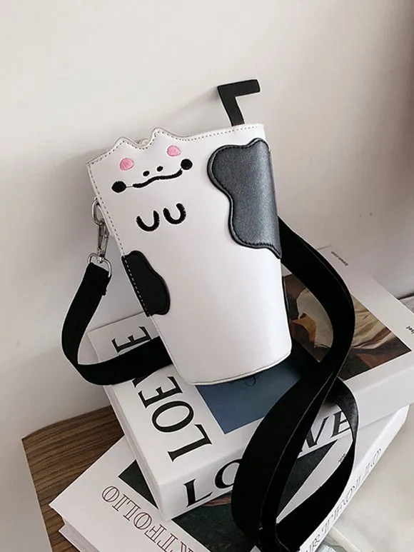 White Lolita Bag PU Leather PU Leather Cross-body Bag Lolita Accessories