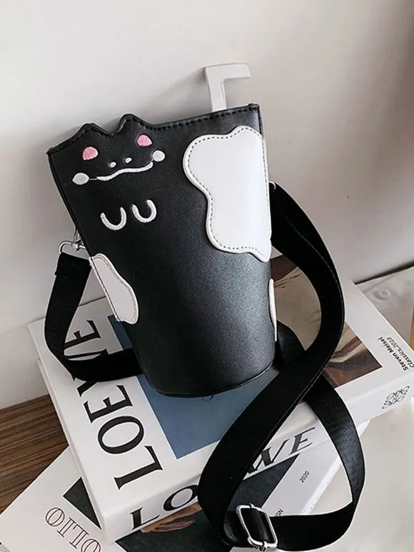 White Lolita Bag PU Leather PU Leather Cross-body Bag Lolita Accessories