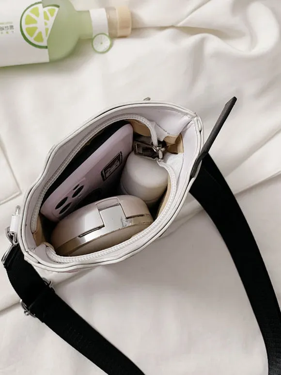 White Lolita Bag PU Leather PU Leather Cross-body Bag Lolita Accessories