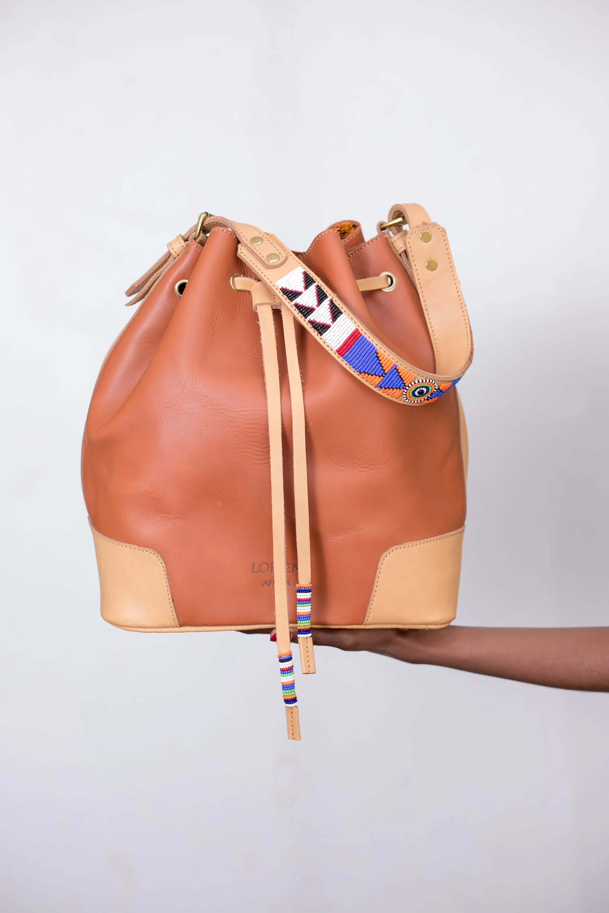 Women Leather Bucket Bag