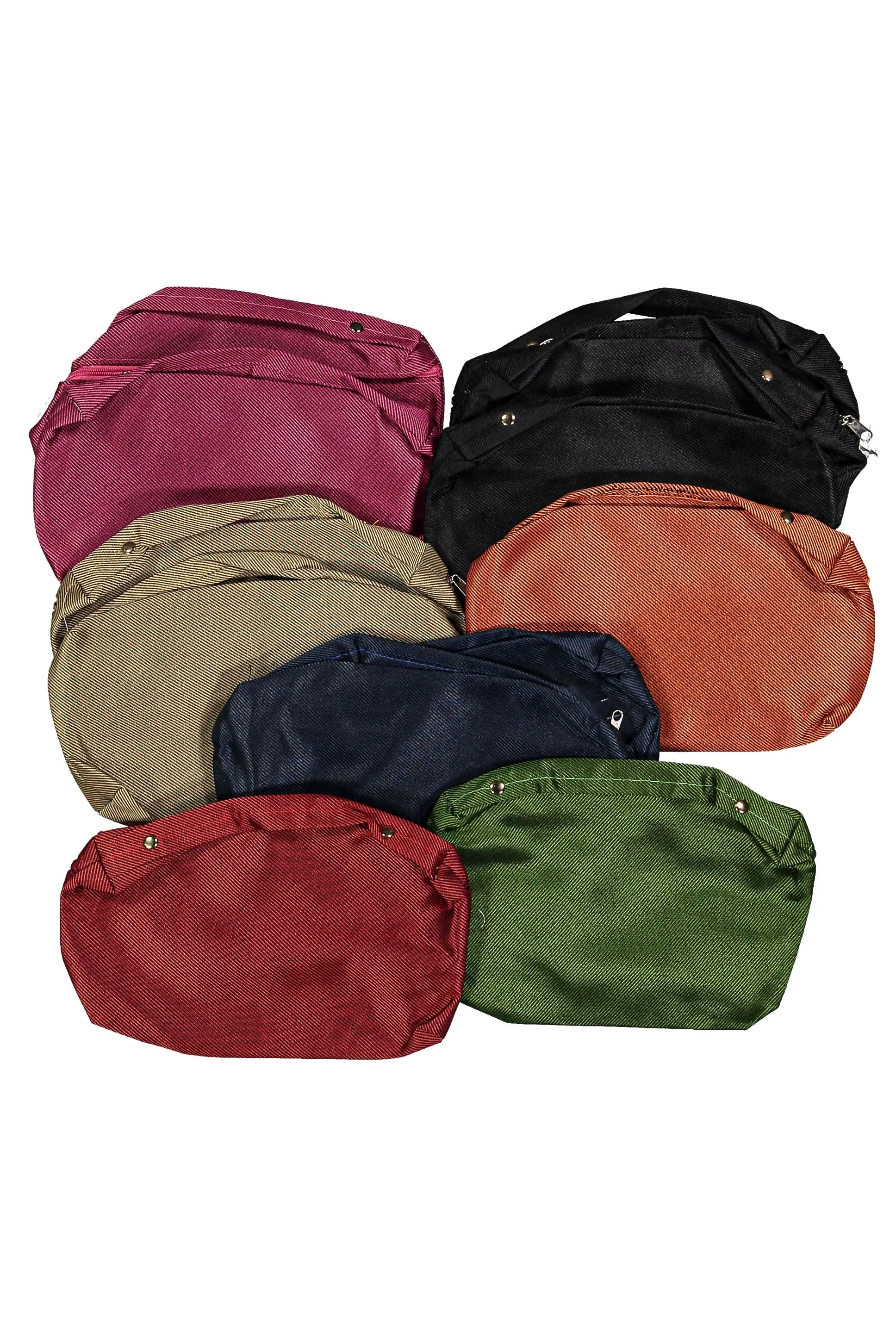 WOMEN'S ASSORTED COLORS COSMETIC BAGS