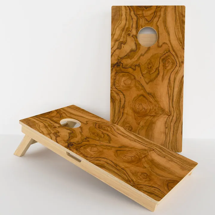 Wood Grain Professional Cornhole Boards