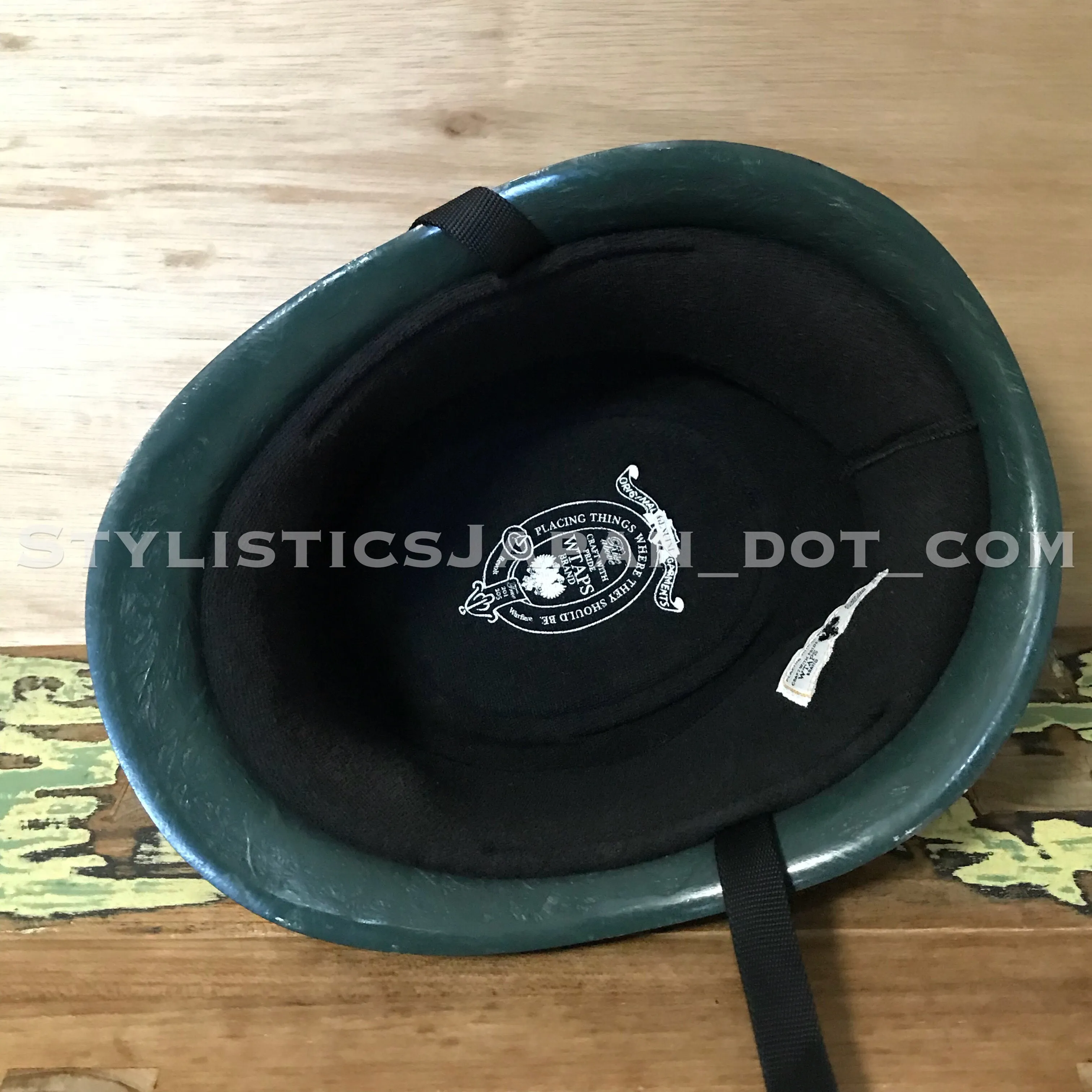 WTaps x Nuts Art Works Brain Bucket Helmet Olive