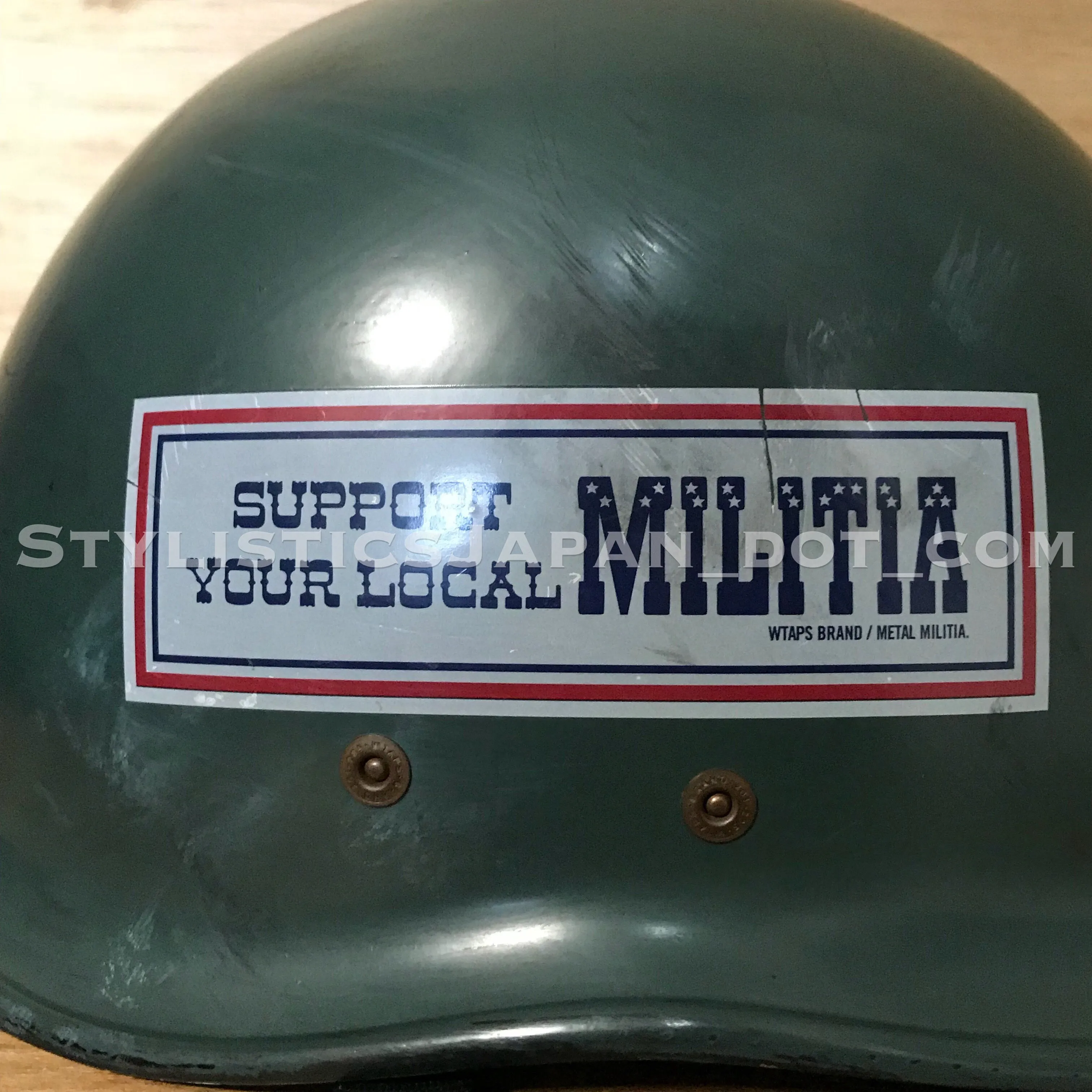 WTaps x Nuts Art Works Brain Bucket Helmet Olive