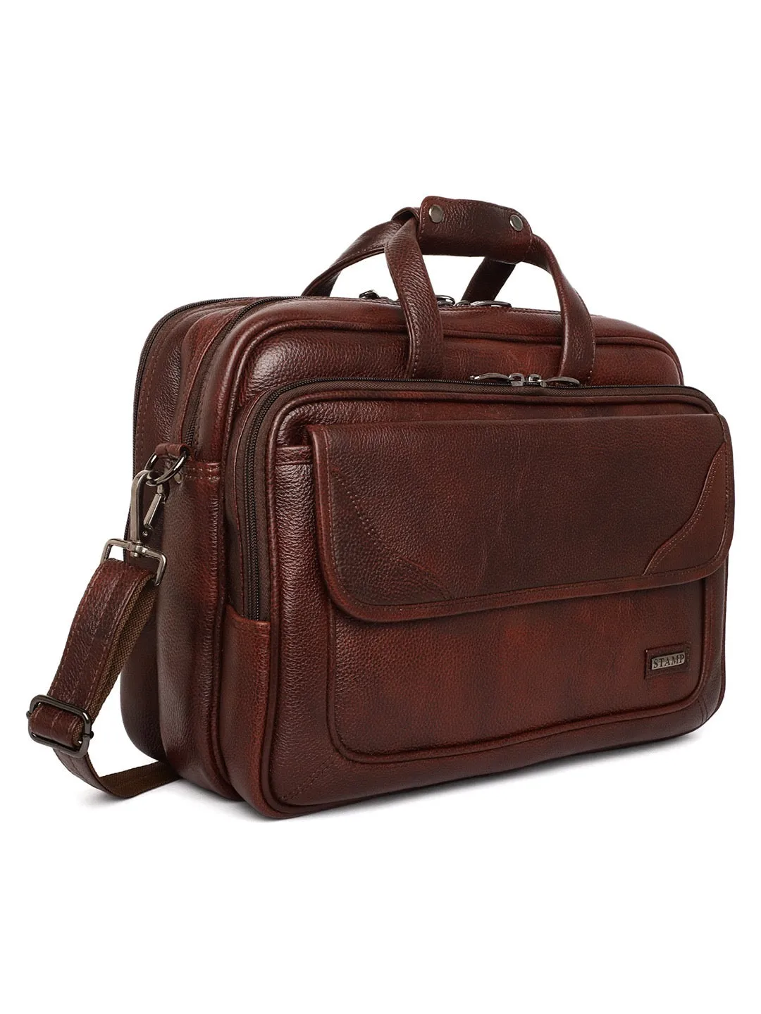 Xavier Leather Laptop Bag