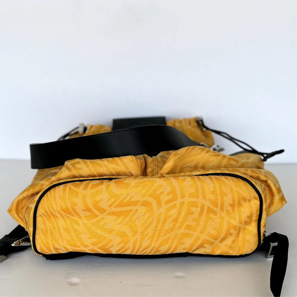Yellow Zucca Shoulder Bag And Backpack