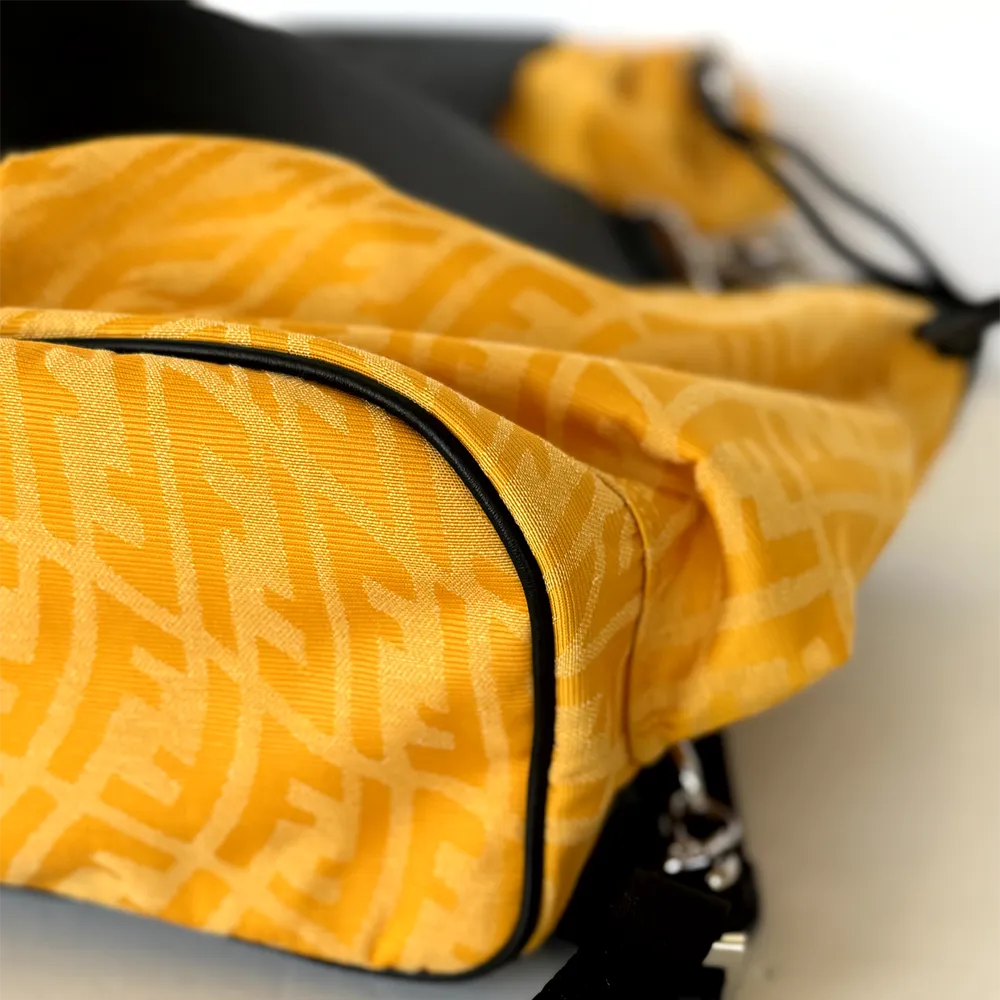 Yellow Zucca Shoulder Bag And Backpack