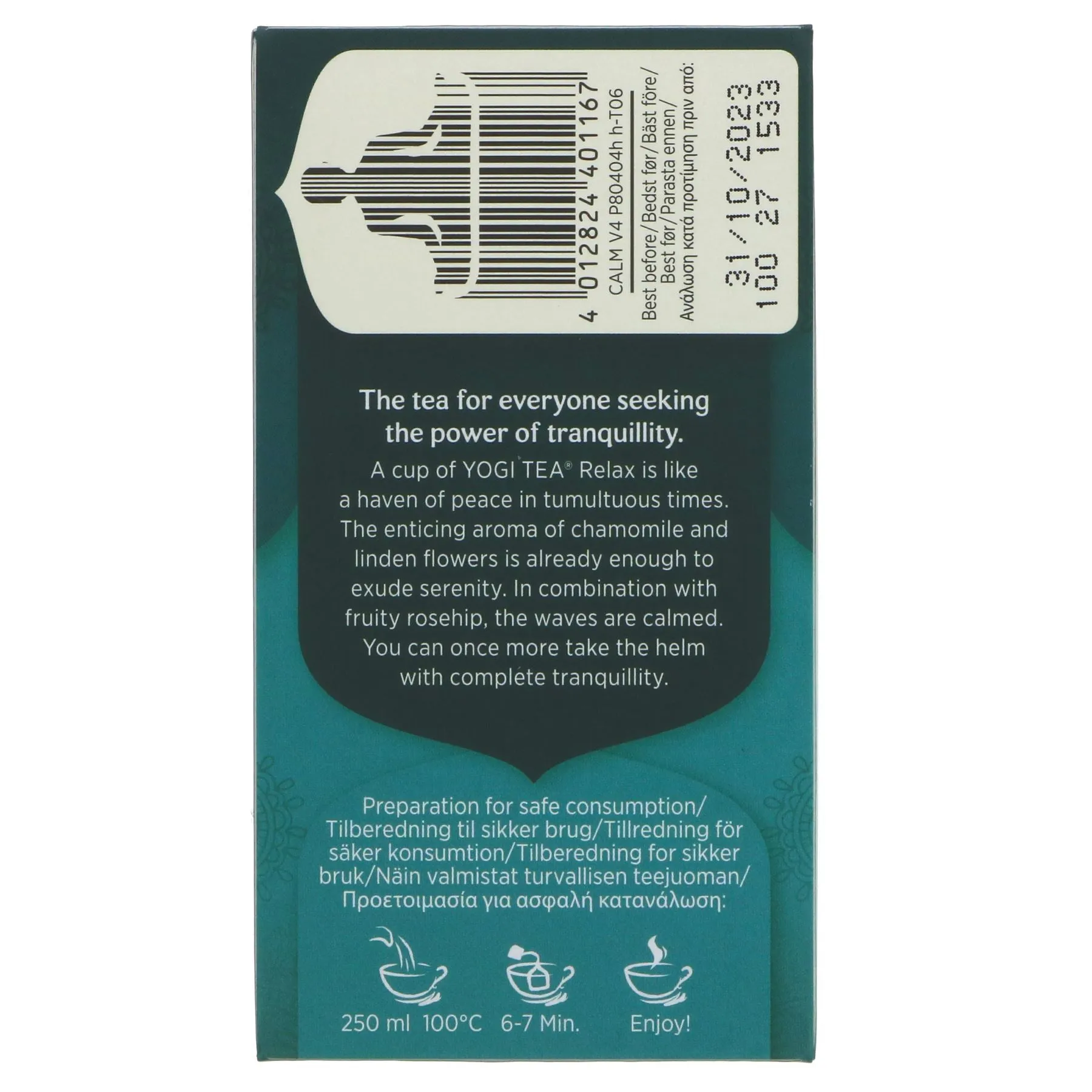 Yogi Tea | Relax - Linden, Chamomile, Rosehips | 17 bags